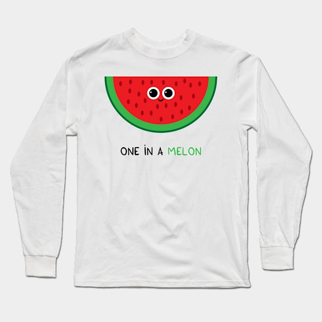 one in a melon Long Sleeve T-Shirt by adrianserghie